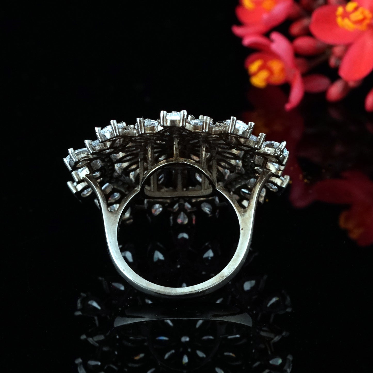 Floral Cocktail Ring