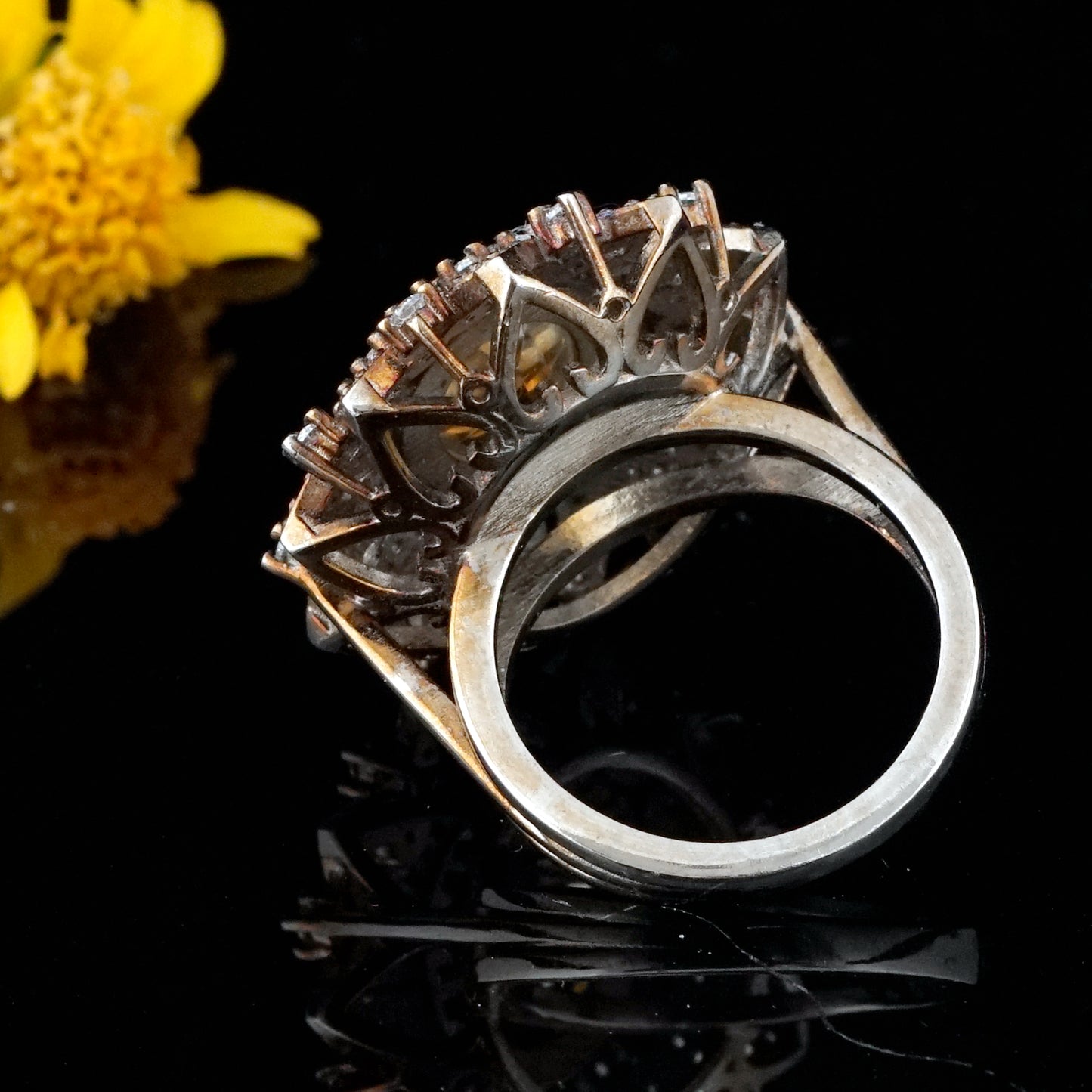 Citrine Cocktail Ring