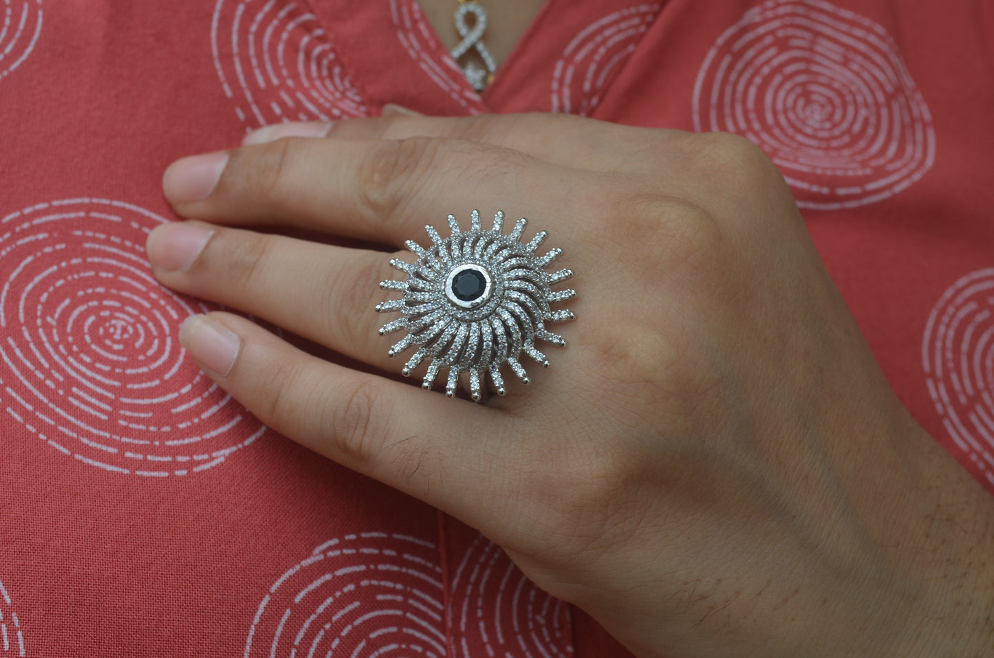 Sparkling Dome Ring